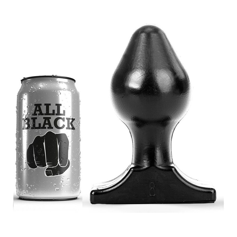 ALL BLACK - ANAALTAPP 16X8 CM